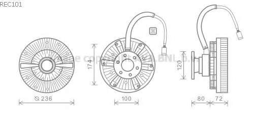 Сцепление, вентилятор радиатора