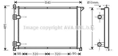 Радиатор, охлаждение двигателя