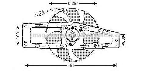 Вентилятор, охлаждение двигателя