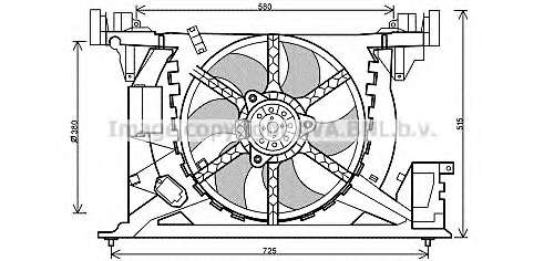 Вентилятор, охлаждение двигателя