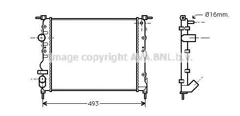 Радиатор, охлаждение двигателя