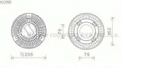 Сцепление, вентилятор радиатора