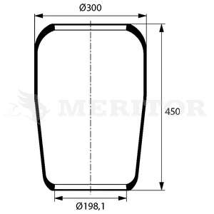 Кожух пневматической рессоры