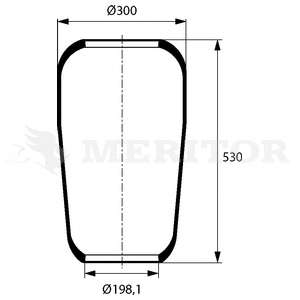 Кожух пневматической рессоры