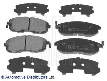 Колодки гальмівні (передні) Nissan Juke 10-/ Pulsar 13-/ Tiida 04-13