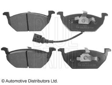 Колодки гальмівні (передні) Audi A3/Skoda Fabia/Octavia 96-13/VW Caddy 04-15/Golf 97- (+датчик)