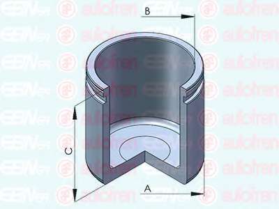 Поршенек суппорта перед Jumper/Ducato 06- 46x58