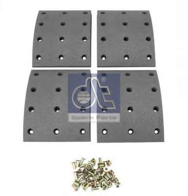 Комплект тормозных башмаков, барабанные тормоза