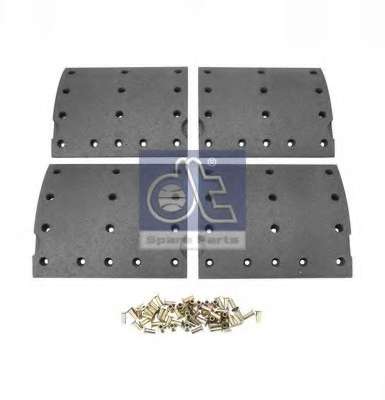 Комплект тормозных башмаков, барабанные тормоза