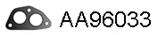 Прокладка, труба выхлопного газа