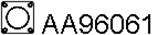 Прокладка, труба выхлопного газа