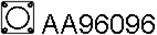 Прокладка, труба выхлопного газа