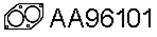 Прокладка, труба выхлопного газа
