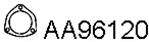 Прокладка, труба выхлопного газа