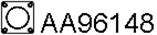 Прокладка, труба выхлопного газа
