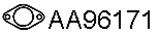Прокладка, труба выхлопного газа
