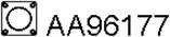 Прокладка, труба выхлопного газа