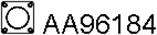 Прокладка, труба выхлопного газа