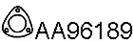 Прокладка, труба выхлопного газа