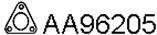 Прокладка, труба выхлопного газа