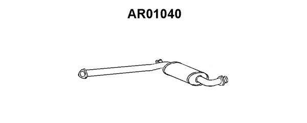 Предглушитель выхлопных газов