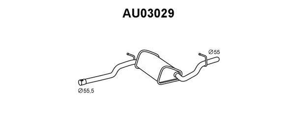 Предглушитель выхлопных газов