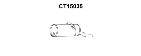 Глушитель выхлопных газов конечный