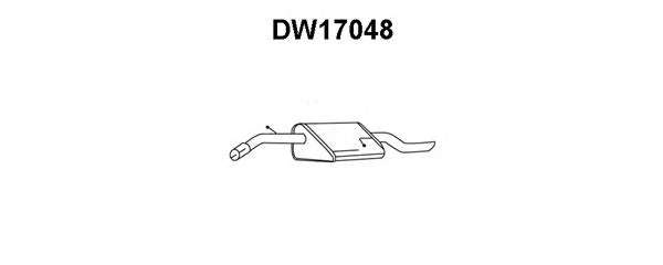 Глушитель выхлопных газов конечный