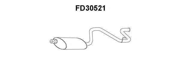 Глушитель выхлопных газов конечный
