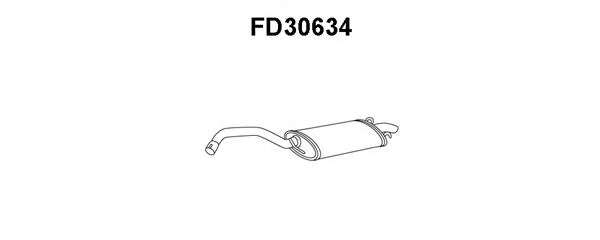 Глушитель выхлопных газов конечный