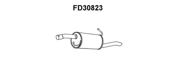 Глушитель выхлопных газов конечный