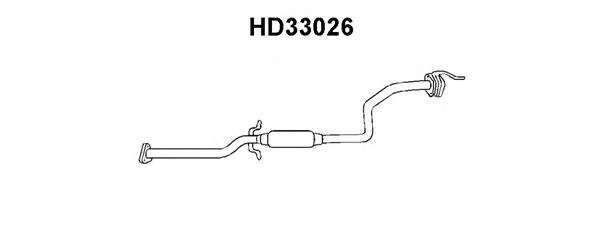 Средний глушитель выхлопных газов