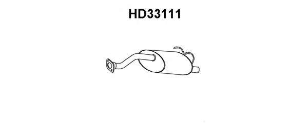 Глушитель выхлопных газов конечный