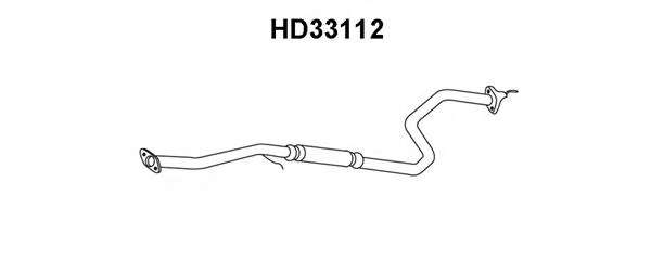 Средний глушитель выхлопных газов