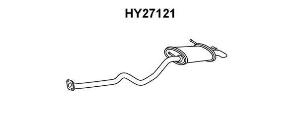 Глушитель выхлопных газов конечный