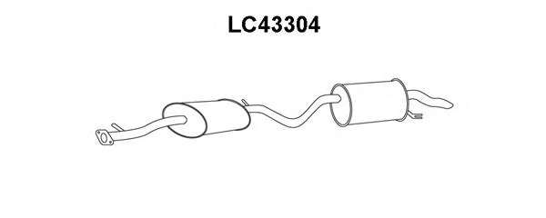 Предглушитель выхлопных газов