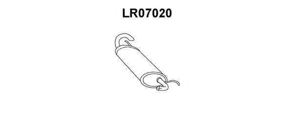 Глушитель выхлопных газов конечный