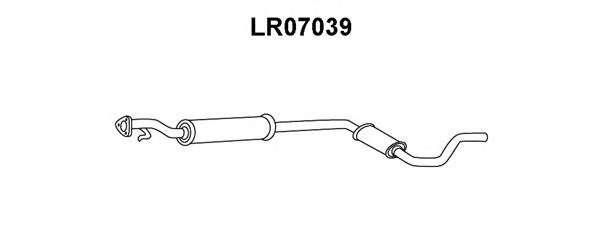 Предглушитель выхлопных газов