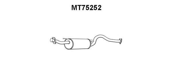Глушитель выхлопных газов конечный