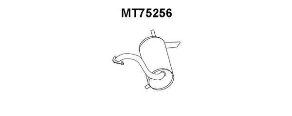 Глушитель выхлопных газов конечный