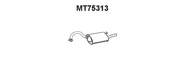 Глушитель выхлопных газов конечный