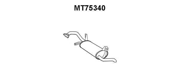 Глушитель выхлопных газов конечный