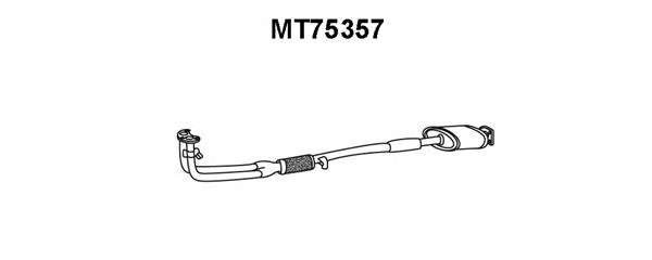 Предглушитель выхлопных газов