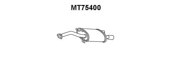 Глушитель выхлопных газов конечный