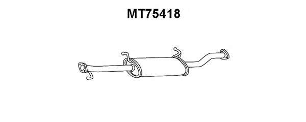Предглушитель выхлопных газов