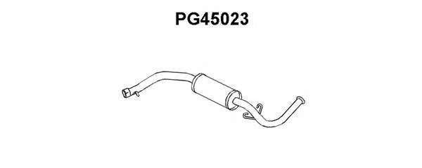Глушитель выхлопных газов конечный