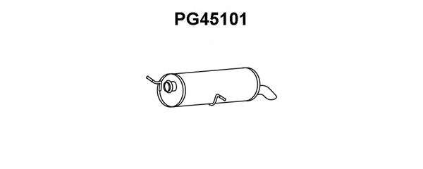 Глушитель выхлопных газов конечный