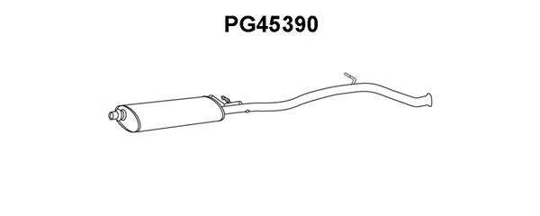 Предглушитель выхлопных газов
