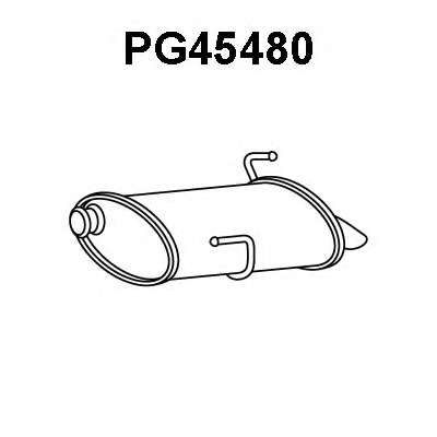 Глушитель выхлопных газов конечный
