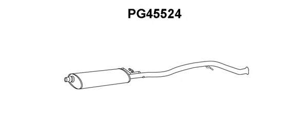 Предглушитель выхлопных газов